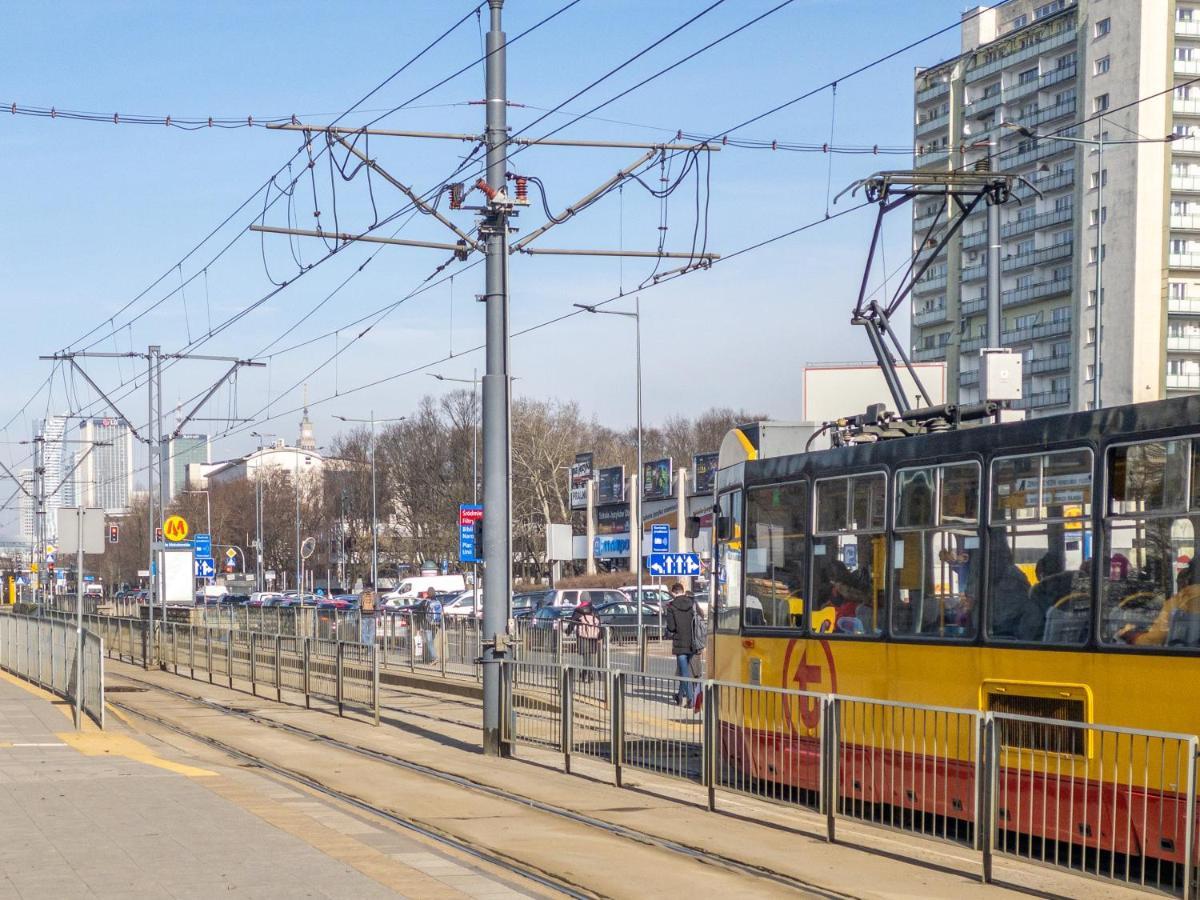 Apartament Fala Metro Sgh Klub Stodola Parking Parkview Fast Wifi Warsaw Exterior photo
