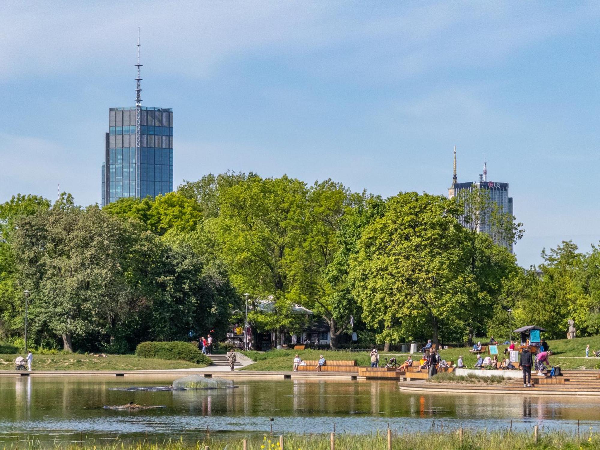 Apartament Fala Metro Sgh Klub Stodola Parking Parkview Fast Wifi Warsaw Exterior photo